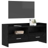 Meuble TV 100 x 33 x 47 cm Chêne noir Bois d'ingénierie 634740634740