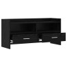 Meuble TV 100 x 33 x 47 cm Chêne noir Bois d'ingénierie 634740634740