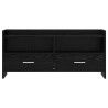 Meuble TV 100 x 33 x 47 cm Chêne noir Bois d'ingénierie 634740634740