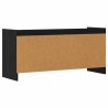 Meuble TV 100 x 33 x 47 cm Chêne noir Bois d'ingénierie 634740634740
