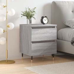 Table de chevet sonoma gris 40x35x50 cm bois d’ingénierie 634741634741