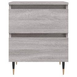 Table de chevet sonoma gris 40x35x50 cm bois d’ingénierie 634741634741