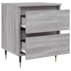 Table de chevet sonoma gris 40x35x50 cm bois d’ingénierie 634741634741