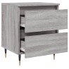 Table de chevet sonoma gris 40x35x50 cm bois d’ingénierie 634741634741