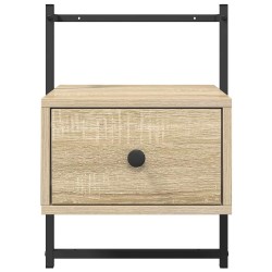 Table de chevet murale chêne sonoma 35x30x51 cm 634742634742