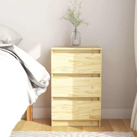 Table de chevet 40x29,5x64 cm Bois de pin solide 634743634743