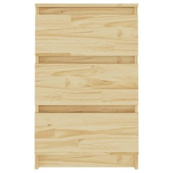 Table de chevet 40x29,5x64 cm Bois de pin solide 634743634743