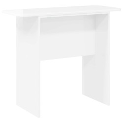 Table console Blanc brillant 93 x 40 x 75 cm Bois d'ingénierie 634745634745