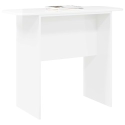 Table console Blanc brillant 93 x 40 x 75 cm Bois d'ingénierie 634745634745