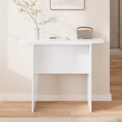 Table console Blanc brillant 93 x 40 x 75 cm Bois d'ingénierie 634745634745