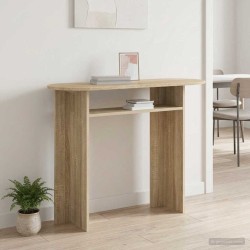 Table console Chêne Sonoma 100 x 39,5 x 75 cm Bois d'ingénierie 634746634746