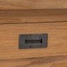 Table console Naturel 110 x 30 x 80 cm Bois de teck massif 634747634747