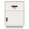 Table de chevet Blanc 40x34x55 cm Bois de pin solide 634751634751