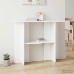 Table console Blanc 100 x 30 x 75 cm Bois d'ingénierie 634753634753