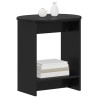 Table d'appoint Noir 50 x 39,5 x 55 cm Bois d'ingénierie 634756634756