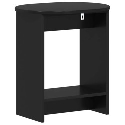 Table d'appoint Noir 50 x 39,5 x 55 cm Bois d'ingénierie 634756634756