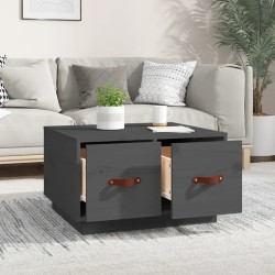 Table basse Gris 60x53x35 cm Bois massif de pin 634759634759
