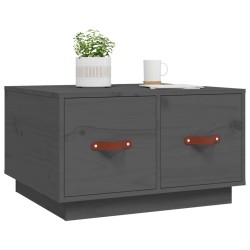 Table basse Gris 60x53x35 cm Bois massif de pin 634759634759