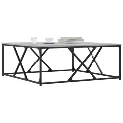 Table basse sonoma gris 100x100x40 cm bois d'ingénierie 634760634760