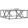 Table basse sonoma gris 100x100x40 cm bois d'ingénierie 634760634760