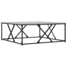 Table basse sonoma gris 100x100x40 cm bois d'ingénierie 634760634760