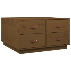 Table basse Marron miel 80x80x45 cm Bois massif de pin 634761634761