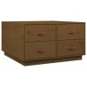 Table basse Marron miel 80x80x45 cm Bois massif de pin 634761634761
