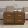 Table basse Marron miel 80x80x45 cm Bois massif de pin 634761634761