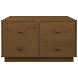 Table basse Marron miel 80x80x45 cm Bois massif de pin 634761634761
