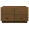 Table basse Marron miel 80x80x45 cm Bois massif de pin 634761634761