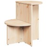 Table basse Naturel 50 x 40 x 50 cm Bois massif en pin 634762634762