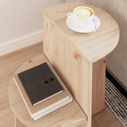 Table basse Naturel 50 x 40 x 50 cm Bois massif en pin 634762634762
