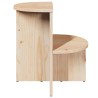 Table basse Naturel 50 x 40 x 50 cm Bois massif en pin 634762634762
