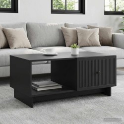 Table basse Noir 90 x 50 x 40 cm Bois d'ingénierie 634764634764