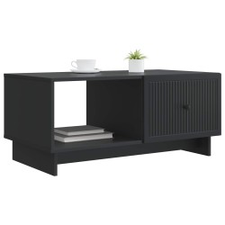 Table basse Noir 90 x 50 x 40 cm Bois d'ingénierie 634764634764