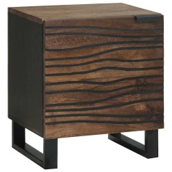 Table de chevet 2 pcs Noyer 40 x 33 x 46 cm Bois d'ingénierie 634765634765