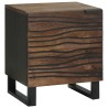 Table de chevet 2 pcs Noyer 40 x 33 x 46 cm Bois d'ingénierie 634765634765