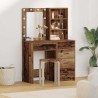 Table de Toilette avec tiroir 2 pcs Marron 50 x 41 x 135 cm 634768634768