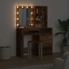 Table de Toilette avec tiroir 2 pcs Marron 50 x 41 x 135 cm 634768634768