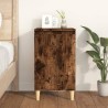 Table de chevet chêne fumé 40x35x70 cm bois d'ingénierie 634770634770