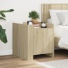 Table de chevet chêne sonoma 45x50x50 cm bois d’ingénierie 634771634771