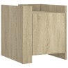 Table de chevet chêne sonoma 45x50x50 cm bois d’ingénierie 634771634771