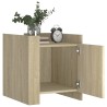 Table de chevet chêne sonoma 45x50x50 cm bois d’ingénierie 634771634771