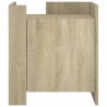 Table de chevet chêne sonoma 45x50x50 cm bois d’ingénierie 634771634771