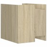 Table de chevet chêne sonoma 45x50x50 cm bois d’ingénierie 634771634771