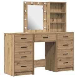 Table de Toilette 3 pcs Marron 40 x 41 x 135 cm 634772634772