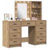 Table de Toilette 3 pcs Marron 40 x 41 x 135 cm 634772634772