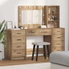 Table de Toilette 3 pcs Chêne artisanal 78,5 x 41 x 135 cm 634773634773