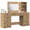 Table de Toilette 3 pcs Chêne artisanal 78,5 x 41 x 135 cm 634773634773