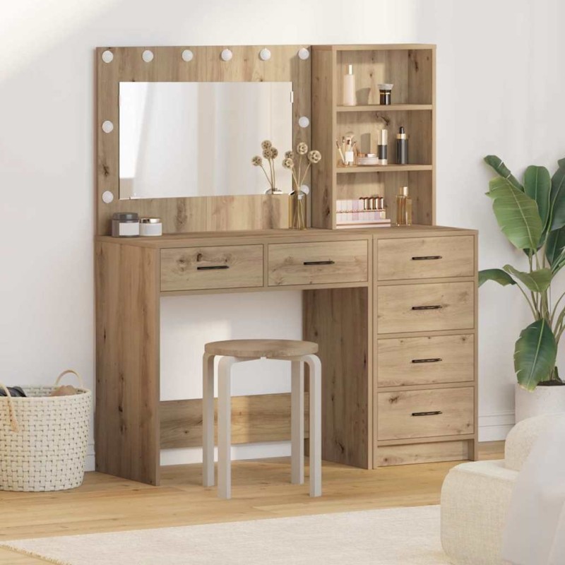 Table de Toilette 2 pcs Marron 78.5 x 41 x 135 cm 634775634775
